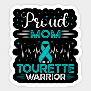 Proud Mom Of A Tourette Warrior Tourette Syndrome Awareness Sticker